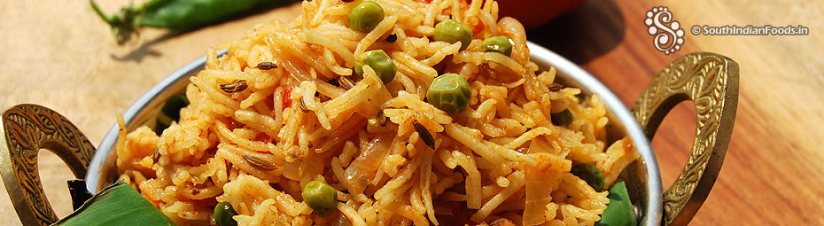 Simple tomato biryani