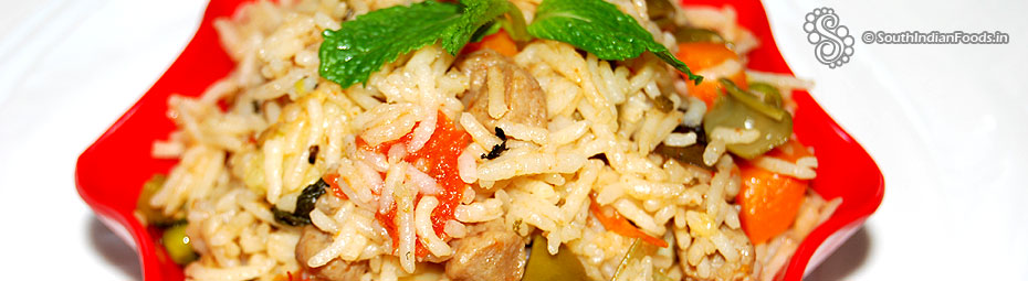 Simple veg biryani recipe
