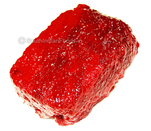 Plain beetroot halwa [smooth textured]