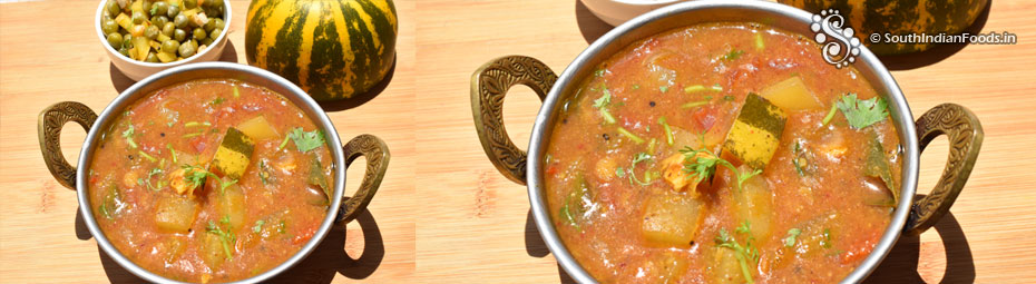 Southekayi sambar [Mangalore cucumber]