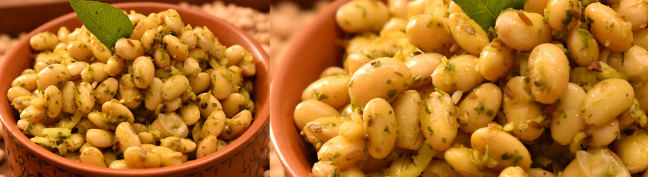 Soya beans masala sundal