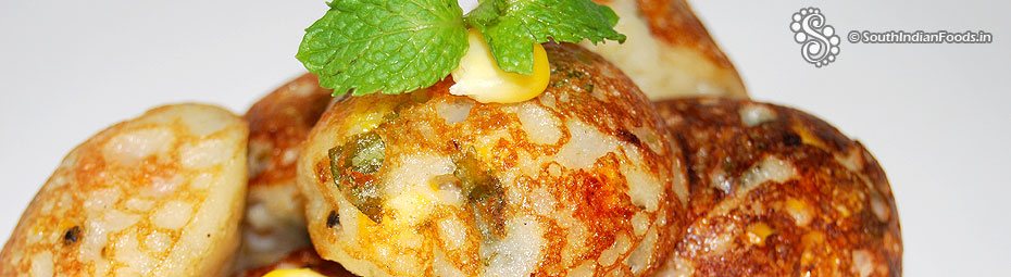 Sweet corn paniyaram
