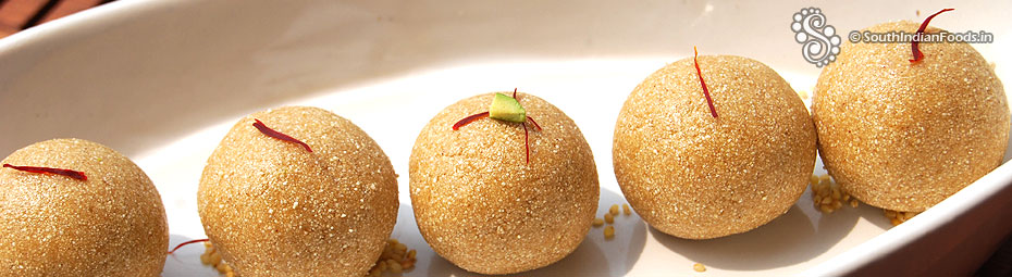 Thinai then laddu 
