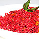 Beetroot peanut rice