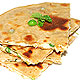 Muttar paneer paratha