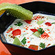 Tomato cucumber raita