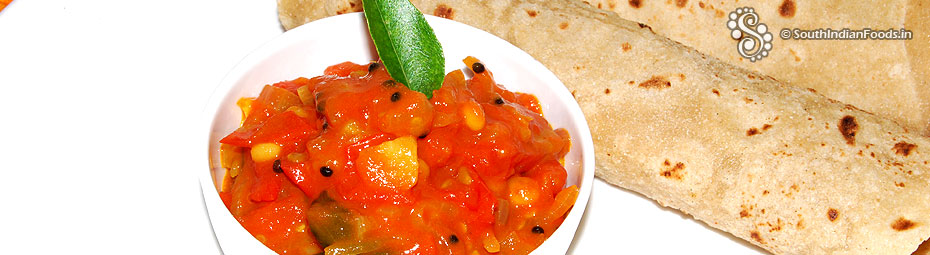 Tomato masala curry