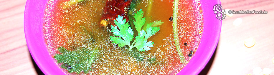 Tomato tamarind rasam
