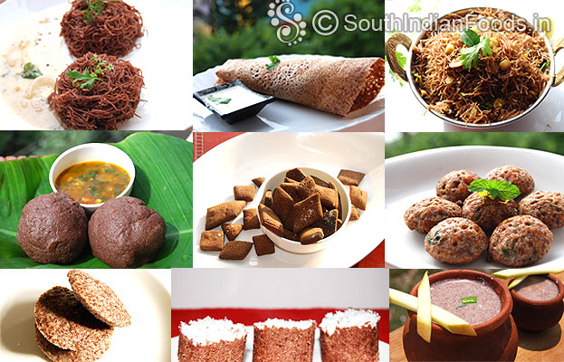 Ragi / Finger millet / Kezhvaragu recipes