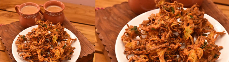 Crispy vegetable pakoda