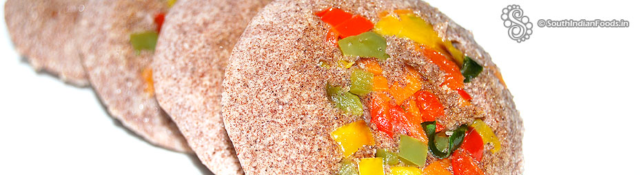 Vegetable ragi idli 