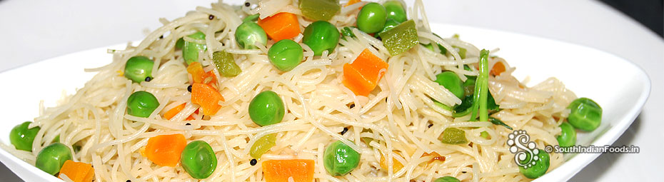 Vegetable semiya upma