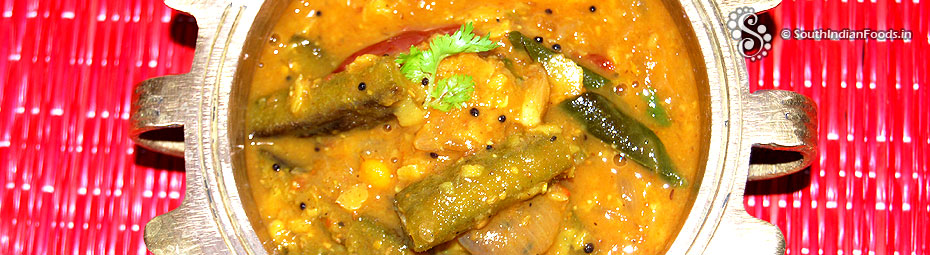 Vendakkai sambar