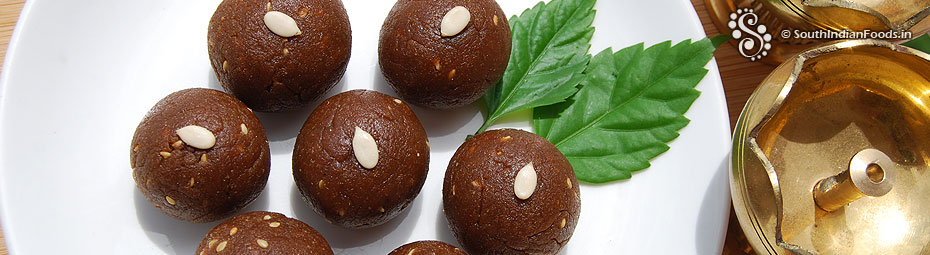 Wheat flour laddoo