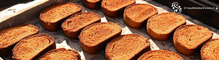 Wheat flour rusk