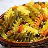 Tri color pasta 