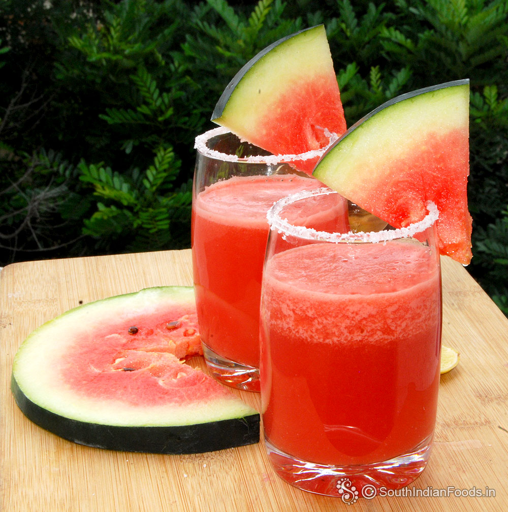 Make Fresh Watermelon Juice Step By Step In Banjar City