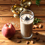 Almond apple milkshake