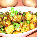 Aloo matar dry recipe