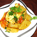 Aloo paneer sabzi