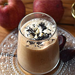 Apple chocolate ice cream smoothie