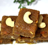 Banana rice flour halwa