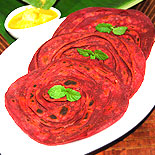 Beetroot paratha