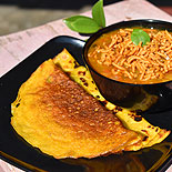 Soft and thin besan cheela/ dosa