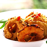 Pavakkai bajji / Bitter gourd bajji