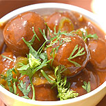 Brown bread manchurian