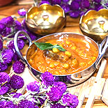 Brinjal green toor dal kuzhambu