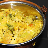 Cabbage kootu / Muttaikose moong dal kootu