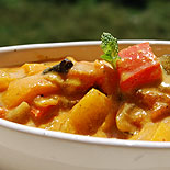 Capsicum masala curry