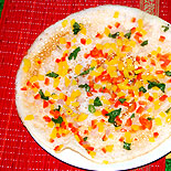 Capsicum onion dosa