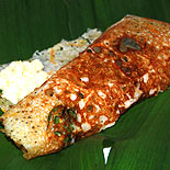 Carrot rava dosa