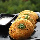 Carrot rava idli