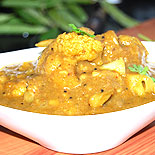 Cauliflower mutton style kuzhambu