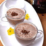 Healthy chocolate lassi