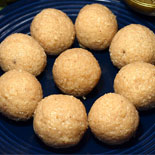 Coconut jaggery laddu in 10 min