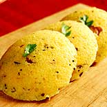 Corn rava idli