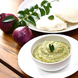 Curry leaves onion chutney