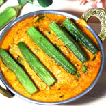 Dahi bhindi gravy in 15 min