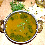 Sabsige soppu saaru/Dill rasam