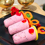 Rose falooda kulfi