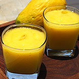 Fresh mango juice