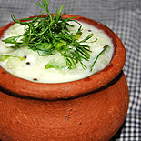 Grated Cucumber raita