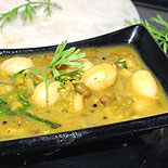 Green gram peanut sambar