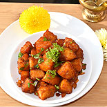 Idli manchurian dry-with leftover idli