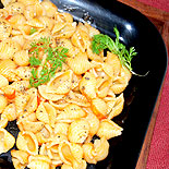 Tomato shell pasta