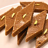 Jaggery kaju katli [cashew burfi]